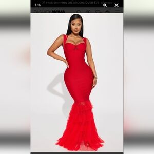 Red Sweetheart Neck Sleeveless Bodycon Midi Dress